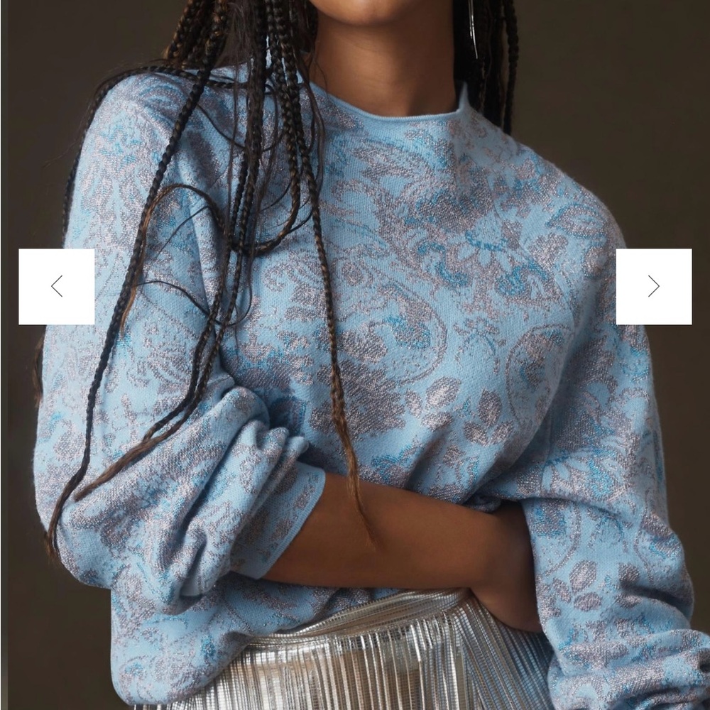 The Beatriz Mock-Neck Sweater